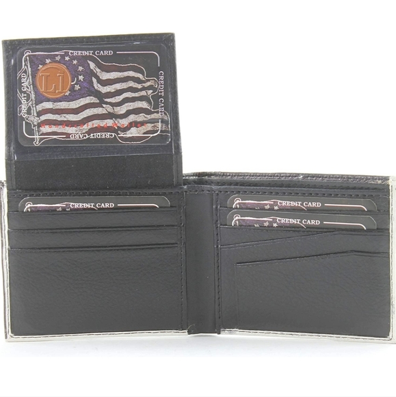 New Don't tread on me leather wallet - Picture 3 of 4